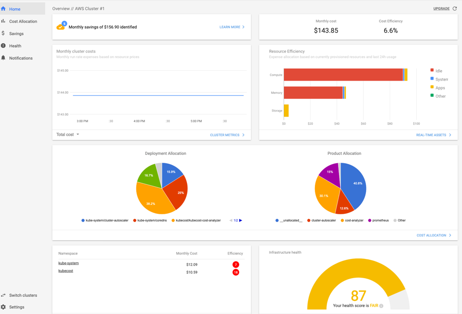 Kubernetes Cluster Auto Scaler logs